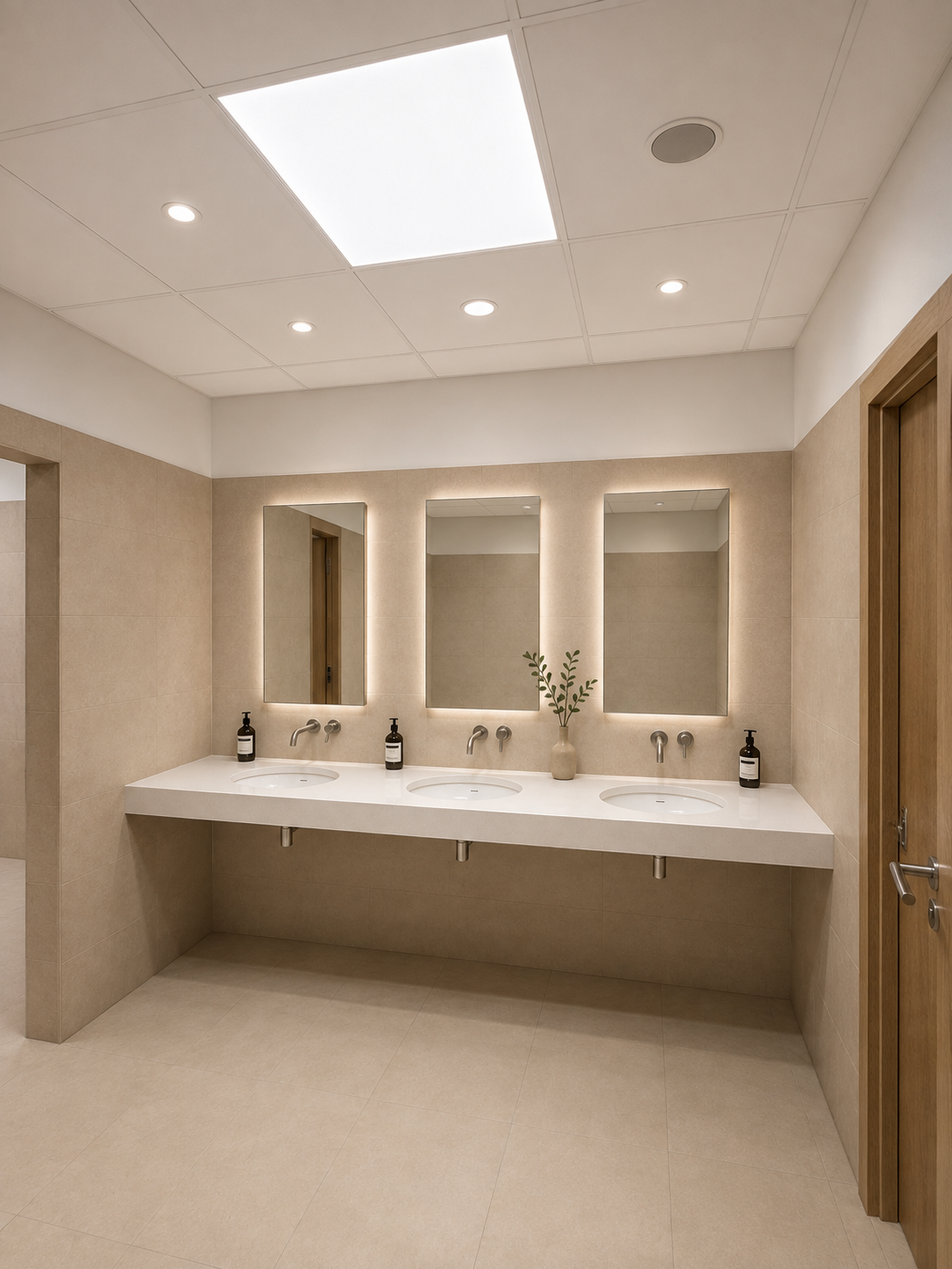 Hotelvé umývadlo Technistone Brilliant White